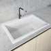 Ruvati 33 x 22" epiGranite Top Mount Granite Composite Single Bowl Kitchen Sink