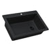 Ruvati 33 x 22" epiGranite Top Mount Granite Composite Single Bowl Kitchen Sink