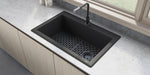 Ruvati 33 x 22" epiGranite Top Mount Granite Composite Single Bowl Kitchen Sink