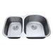 Ruvati 34" Undermount Double Bowl 16 Gauge Stainless Steel Kitchen Sink