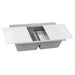 Ruvati 34" epiGranite Topmount Workstation Ledge Granite Composite Kitchen Sink