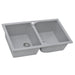 Ruvati 34 x 20" epiGranite Dual-Mount Granite Composite Double Bowl Kitchen Sink