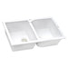 Ruvati 34 x 20" epiGranite Dual-Mount Granite Composite Double Bowl Kitchen Sink