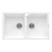 Ruvati 34 x 20" epiGranite Dual-Mount Granite Composite Double Bowl Kitchen Sink