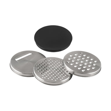 Ruvati 5 quart mixing bowl and colander set with grater attachments for Ruvati Workstation Sinks