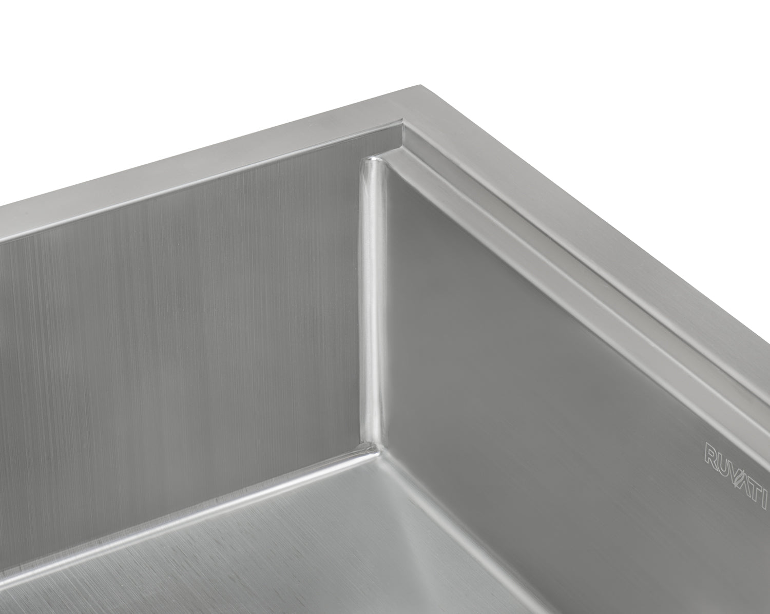 Ruvati Apron-front Workstation Farmhouse Kitchen Sink 16 Gauge Stainless Steel Single Bowl