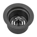 Ruvati Extended Garbage Disposal Flange with Deep Basket Strainer in PVD