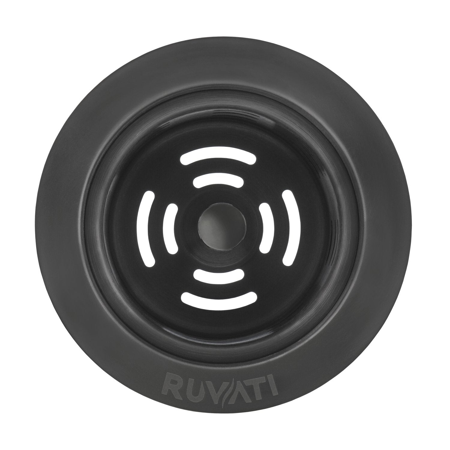 Ruvati Extended Garbage Disposal Flange with Deep Basket Strainer in PVD