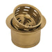Ruvati Extended Garbage Disposal Flange with Deep Basket Strainer in PVD
