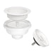 Ruvati Kitchen Sink Basket Strainer Drain Assembly in Matte White  RVA1038WH