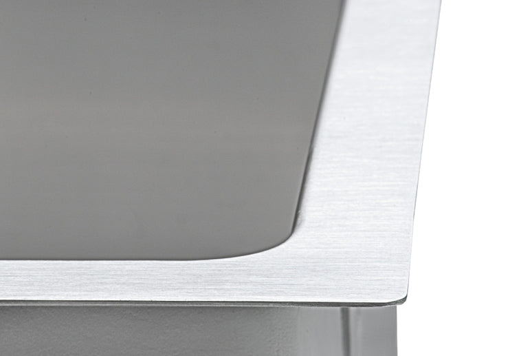 Ruvati Low-Divide Undermount Tight Radius 50/50 Double Bowl 16 Gauge Stainless Steel Kitchen Sink