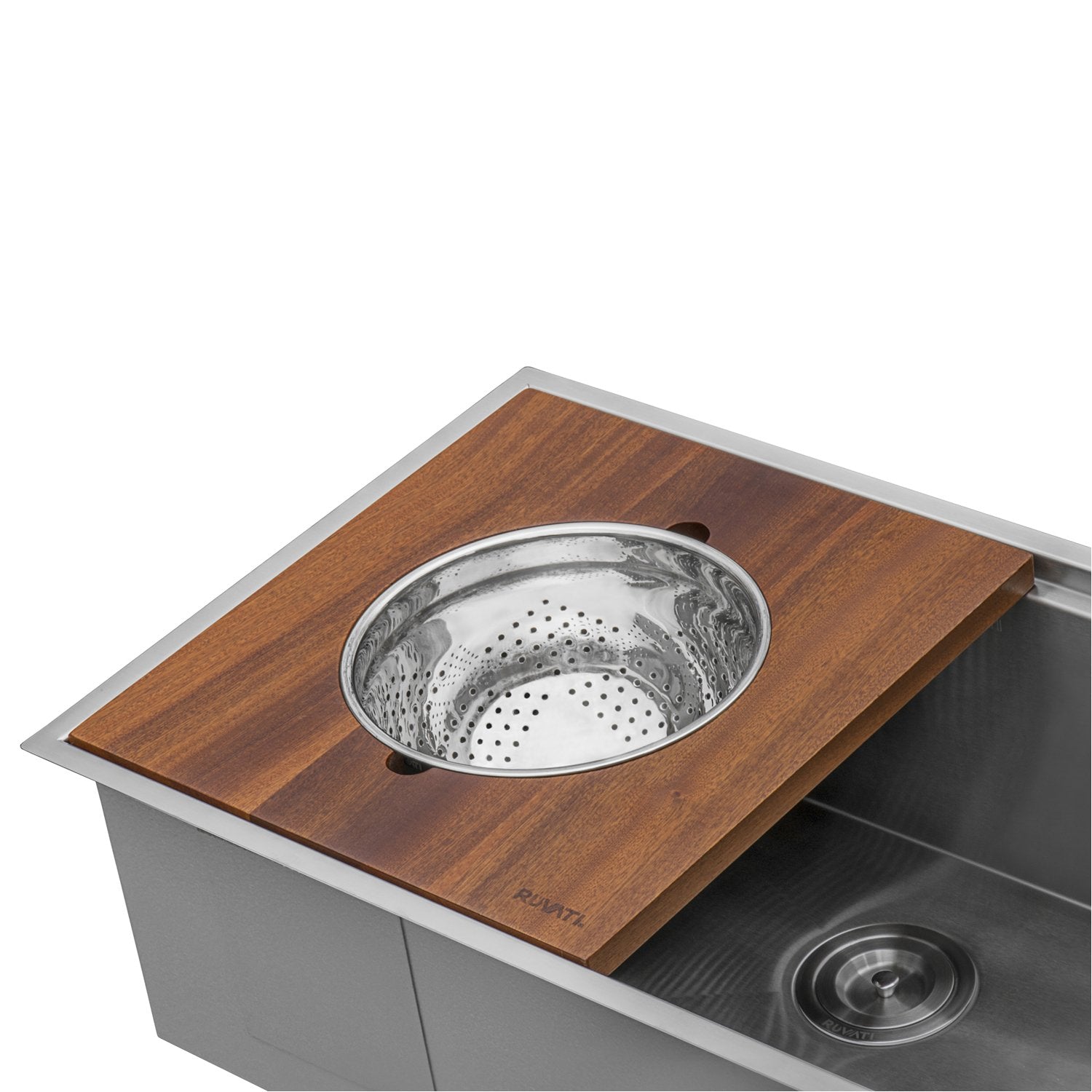 Ruvati Mixing Bowl and Colander Set for Ruvati Workstation Sinks
