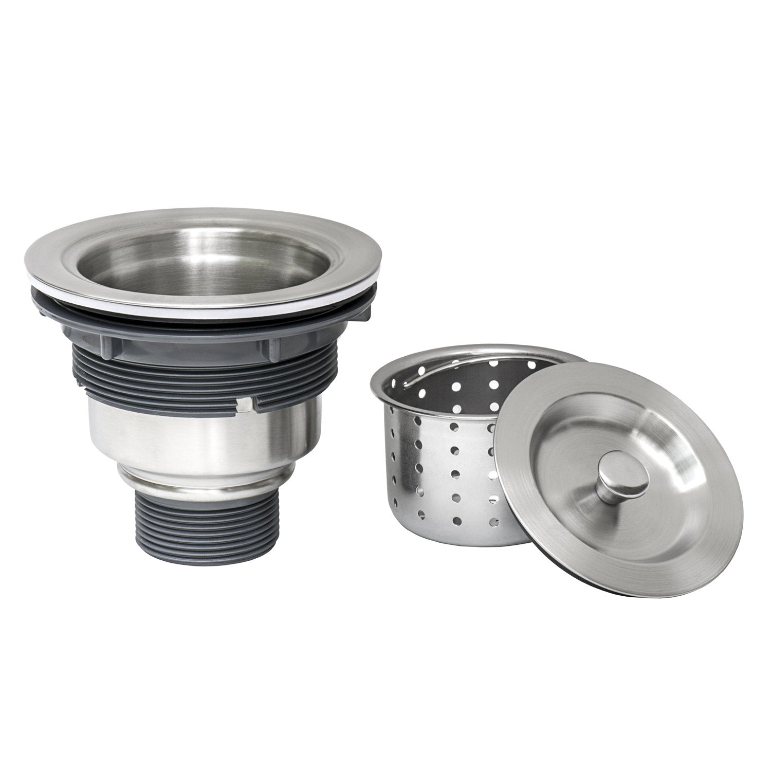 Ruvati RVA1025 Kitchen Sink Basket Strainer in Stainless Steel