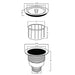 Ruvati RVA1025 Kitchen Sink Basket Strainer in Stainless Steel