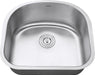 Ruvati RVM4120 Undermount 16 Gauge 23" Single Bowl Kitchen Sink