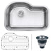 Ruvati RVM4700 32" Undermount 16 Gauge Single Bowl Kitchen Sink