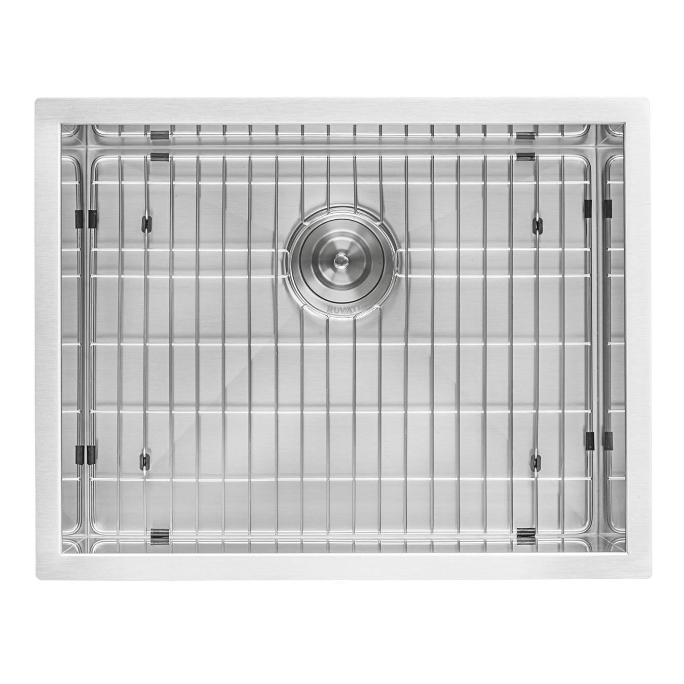 Ruvati RVU6121 21" x 18" x 12" Deep Undermount 16 Gauge Stainless Steel Laundry Utility Sink