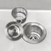 Ruvati RVU6124 24" x 18" x 13" Deep Undermount 16 Gauge Stainless Steel Laundry Utility Sink
