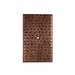 Premier Copper Products Blank Hand Hammered Copper Switch Plate Cover - Single Hole-DirectSinks