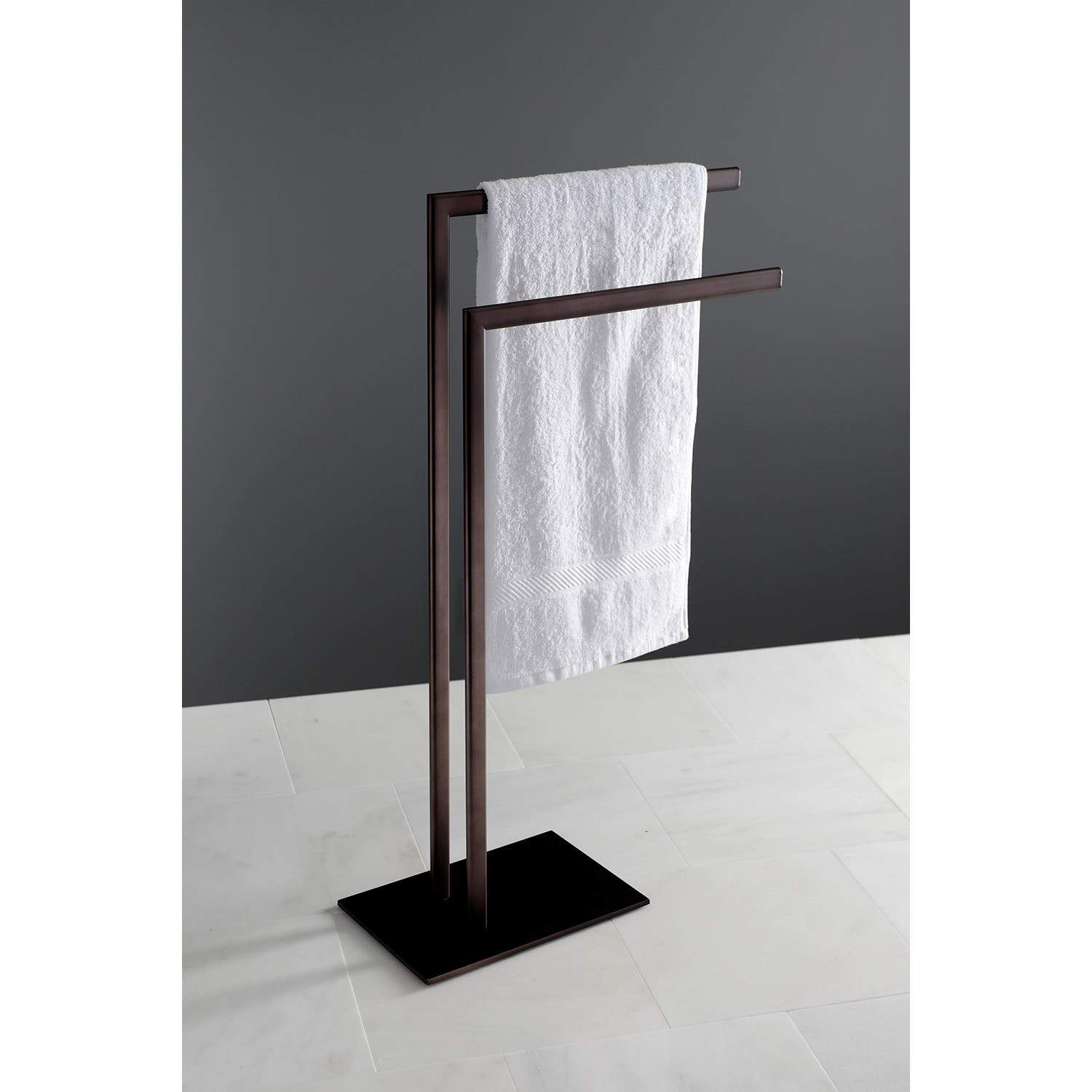 Kingston Brass Edenscape Pedestal Dual Towel Rack
