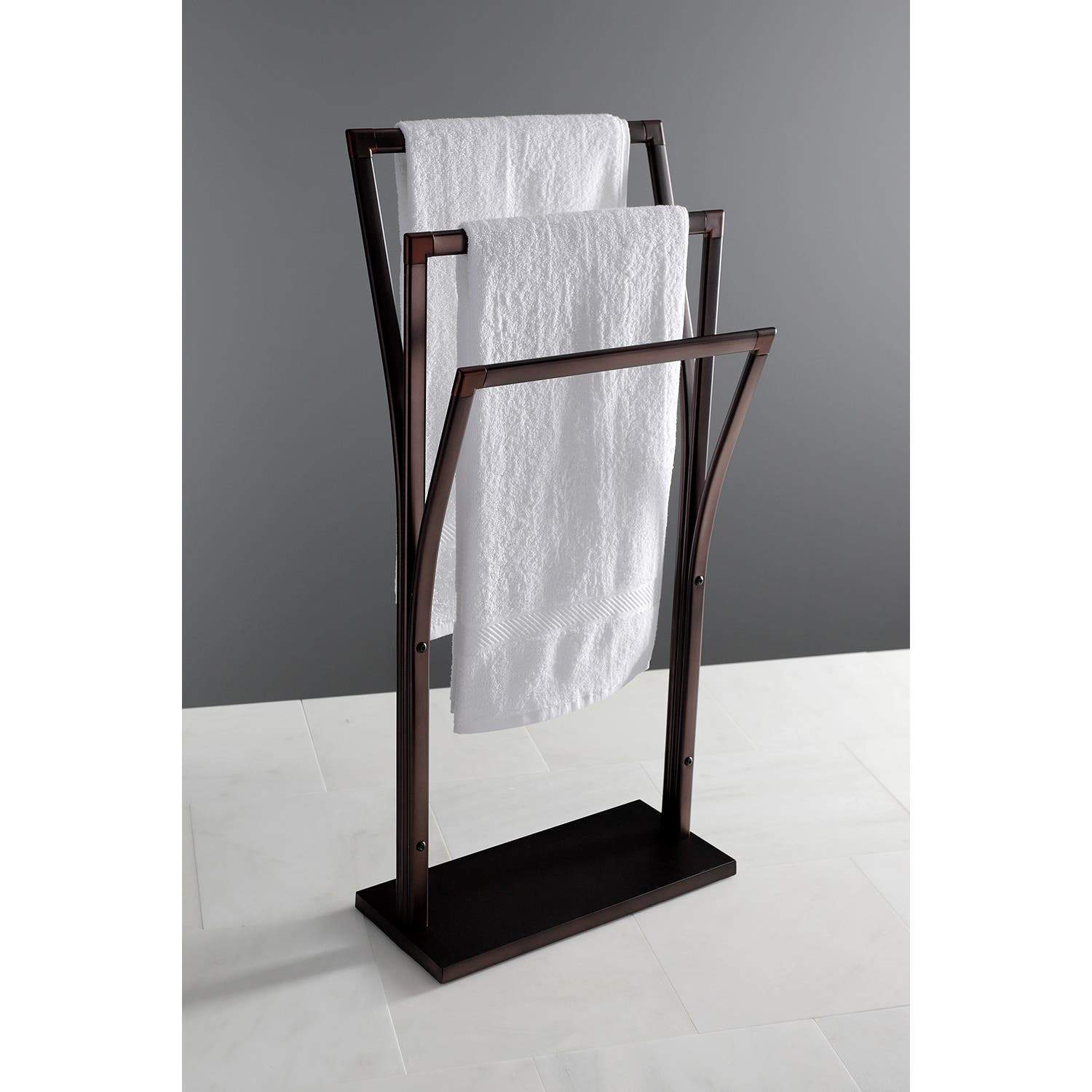 Kingston Brass Edenscape Pedestal Y-Style Towel Rack