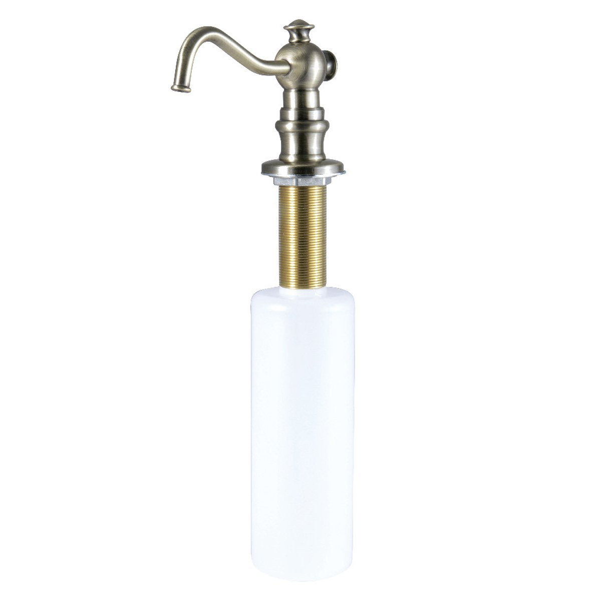 Kingston Brass Curved Nozzle Metal Soap Dispenser