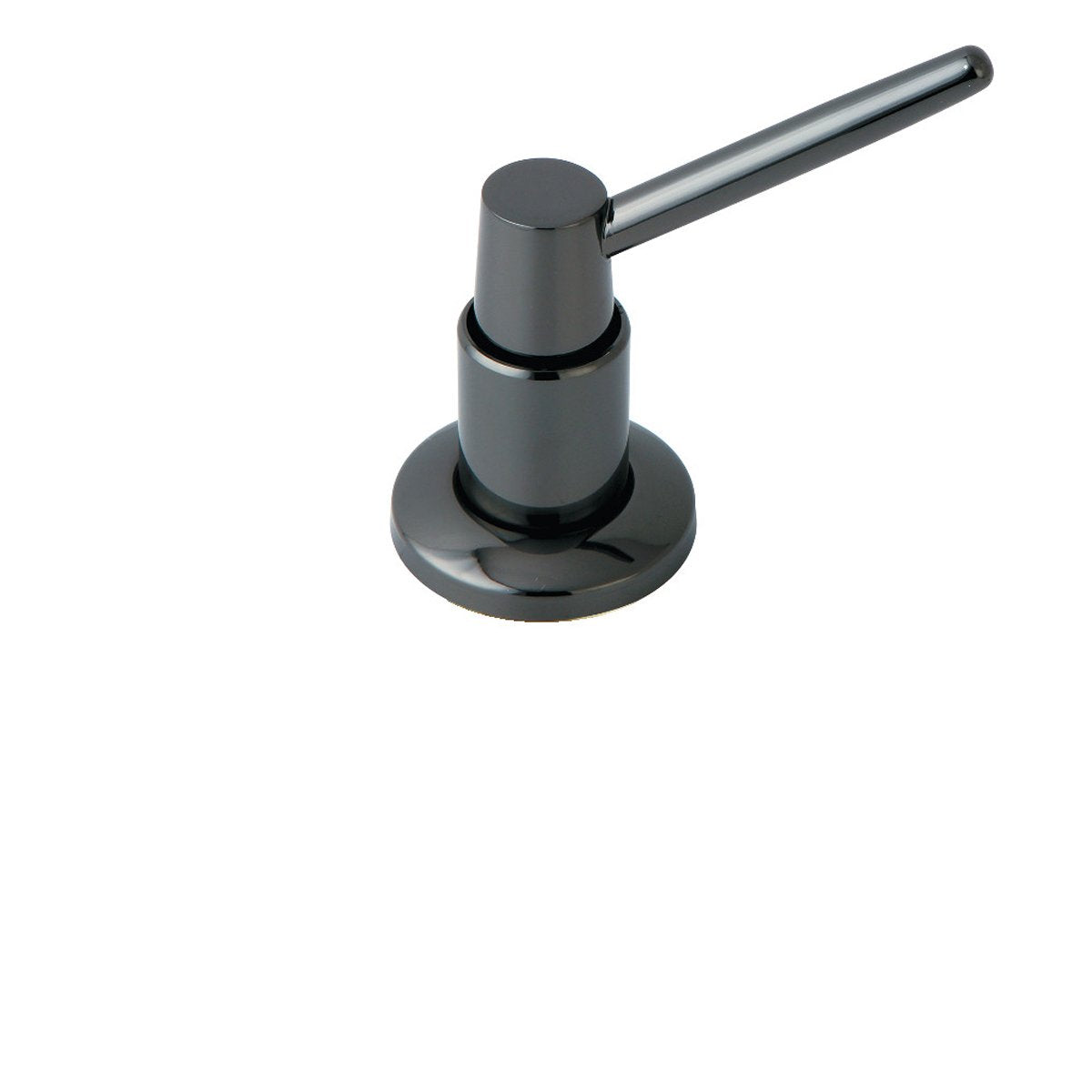 Kingston Brass Water Onyx Soap Dispenser in Black Stainless Steel