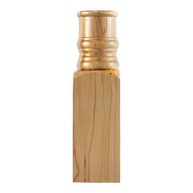 Hardware Resources 2-3/4" x 1-5/16" x 10" Poplar Half Round Spool-DirectSinks