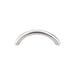 Top Knobs Solid Bowed Bar Pull in Brushed Stainless Steel-DirectSinks