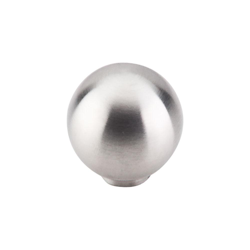 Top Knobs Ball Knob in Brushed Stainless Steel-DirectSinks