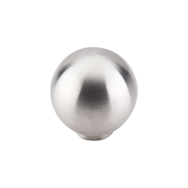 Top Knobs Ball Knob in Brushed Stainless Steel-DirectSinks