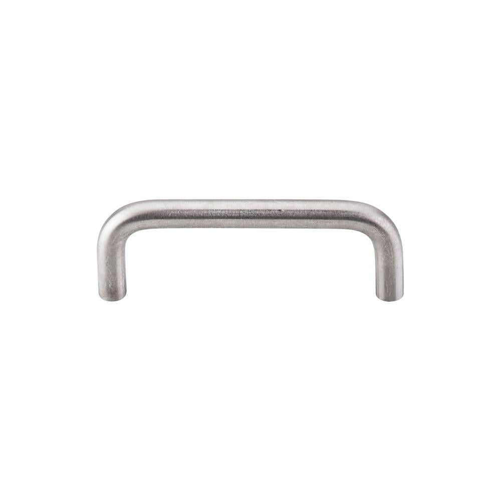 Top Knobs Bent Bar 8mm in Brushed Stainless Steel-DirectSinks