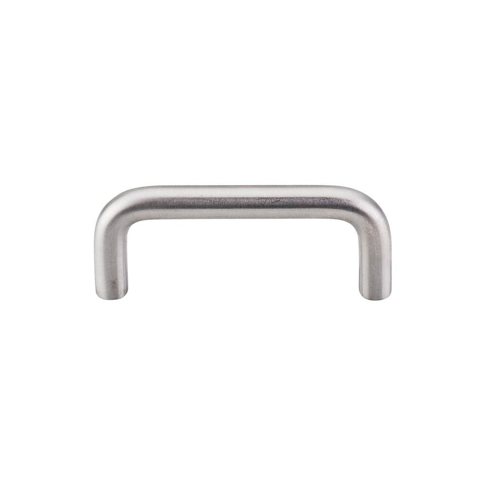 Top Knobs Bent Bar 10mm in Brushed Stainless Steel-DirectSinks