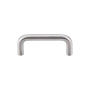 Top Knobs Bent Bar 10mm in Brushed Stainless Steel-DirectSinks