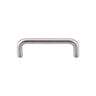 Top Knobs Bent Bar 10mm in Brushed Stainless Steel-DirectSinks