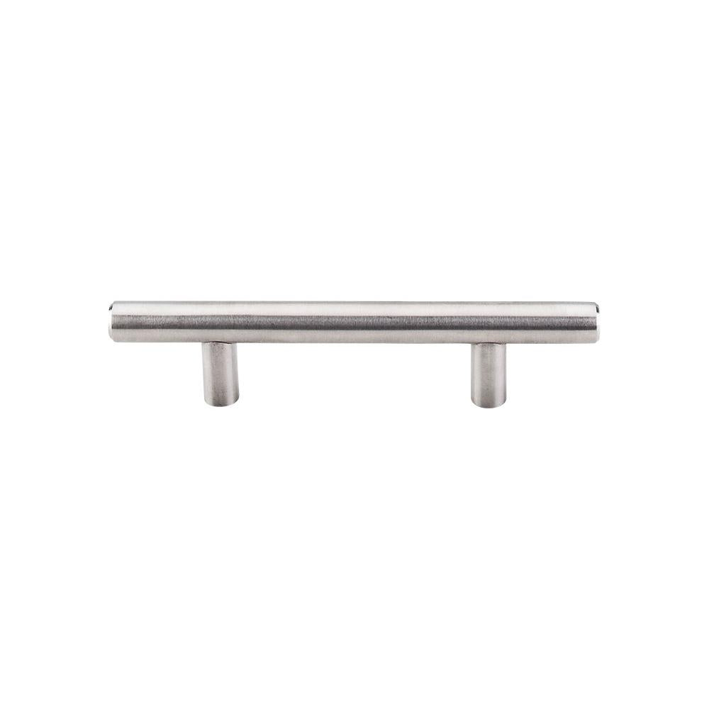 Top Knobs Hollow Bar Pull in Brushed Stainless Steel-DirectSinks