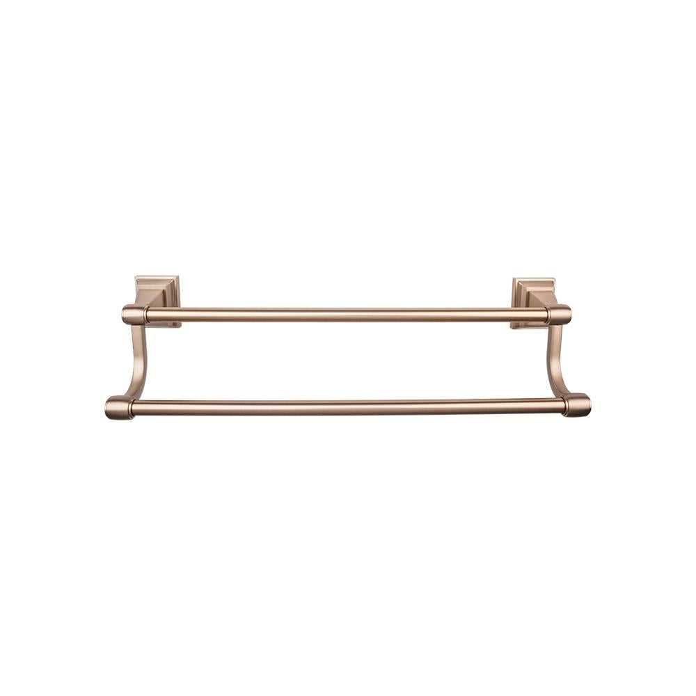 Top Knobs Stratton Double Bath Towel Bar-DirectSinks