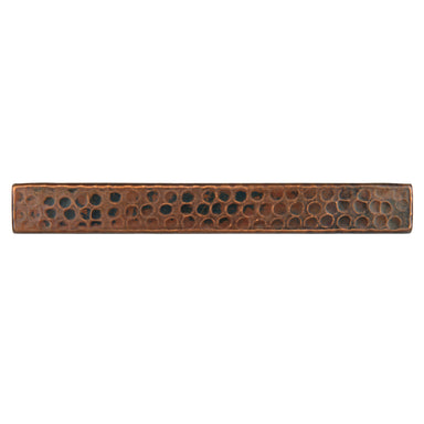 Premier Copper Products 1" x 8" Hammered Copper Tile-DirectSinks