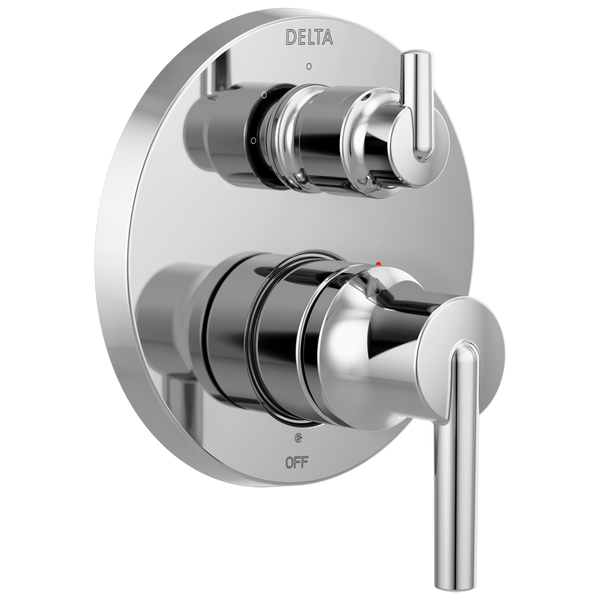 Delta Trinsic Contemporary Two Handle Monitor® 14 Series Valve Trim with 3-Setting Integrated Diverter
