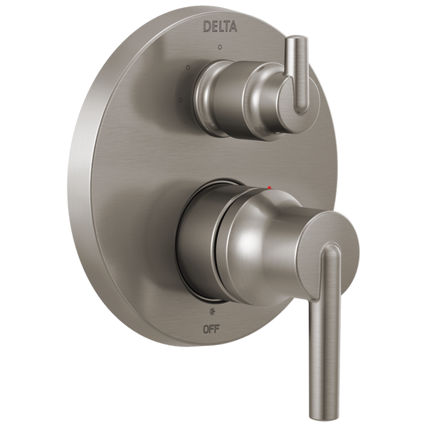 Delta Trinsic Contemporary Two Handle Monitor® 14 Series Valve Trim with 3-Setting Integrated Diverter