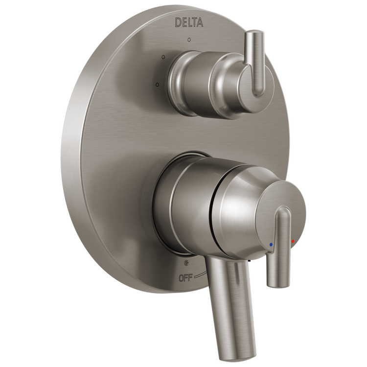 Delta Trinsic Contemporary Two Handle Monitor 17 Series Valve Trim with 3-Setting Integrated Diverter