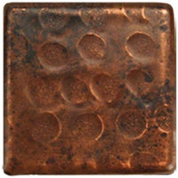Premier Copper Products 2" x 2" Hammered Copper Tile