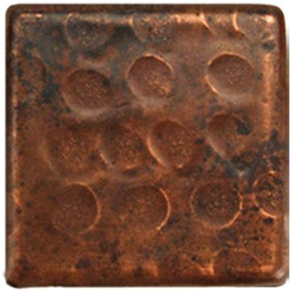 Premier Copper Products 2" x 2" Hammered Copper Tile-DirectSinks