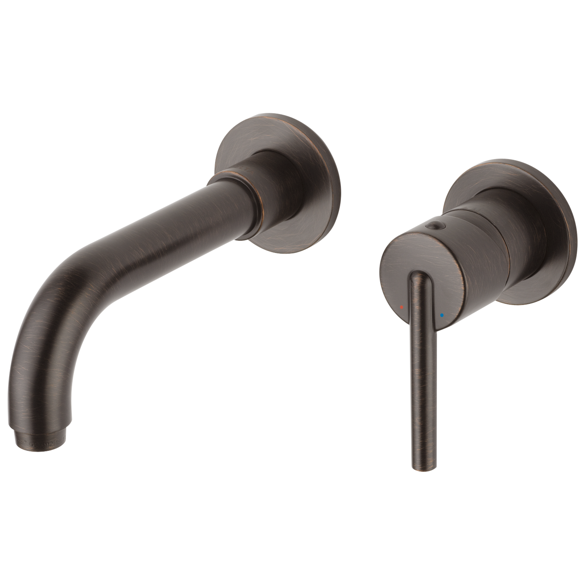 Delta Trinsic Single Handle Wall Mount Bathroom Faucet-DirectSinks