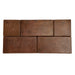 Premier Copper Products 3" x 3" Hammered Copper Tile - Quantity 4-DirectSinks