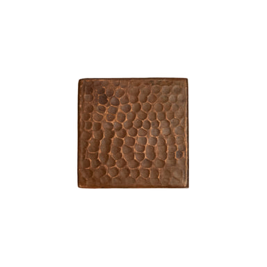 Premier Copper Products 3" x 3" Hammered Copper Tile - Quantity 8-DirectSinks