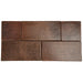 Premier Copper Products 4" x 8" Hammered Copper Tile-DirectSinks