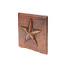 Premier Copper Products 4" x 4" Hammered Copper Star Tile-DirectSinks