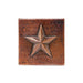 Premier Copper Products 4" x 4" Hammered Copper Star Tile-DirectSinks