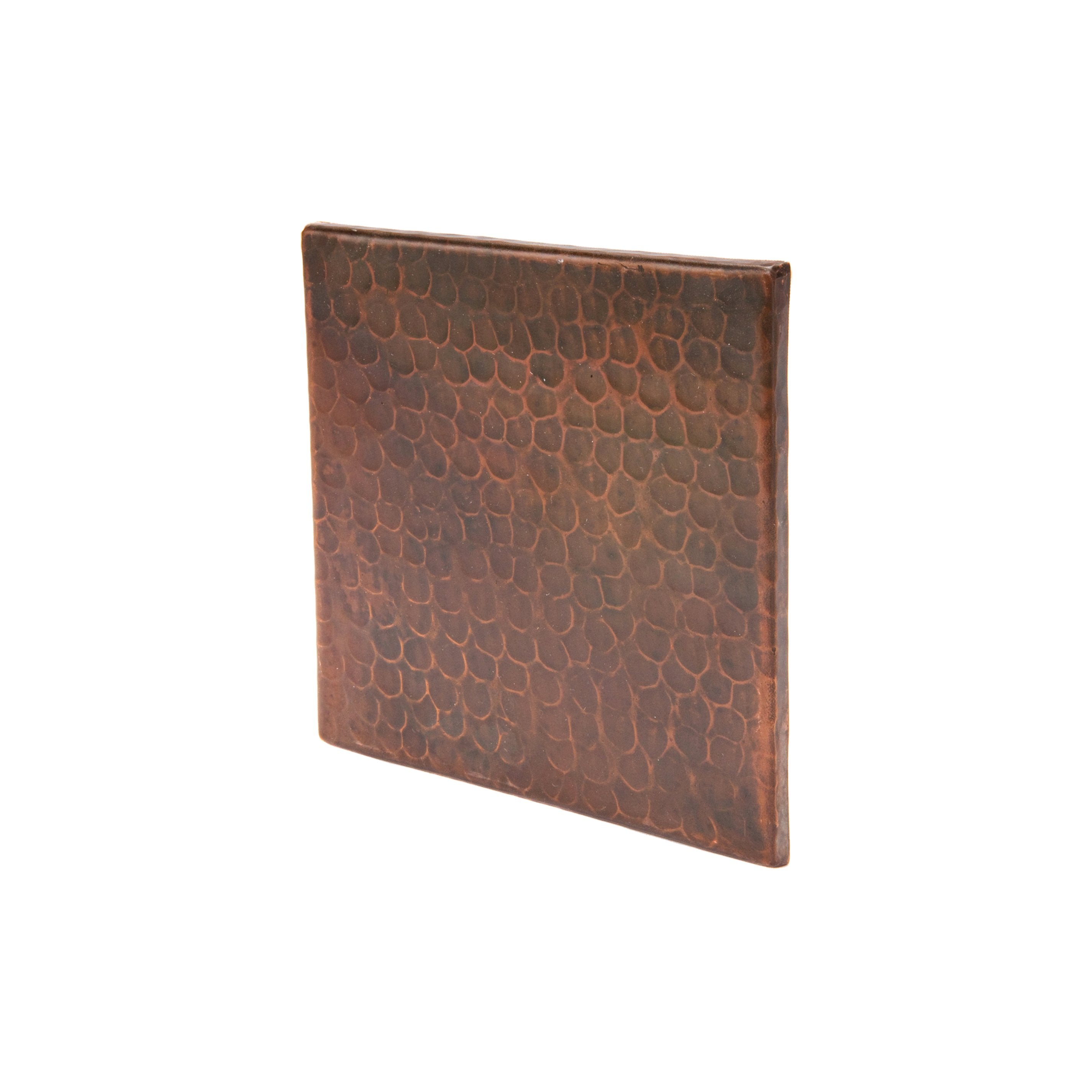 Premier Copper Products 6" x 6" Hammered Copper Tile - Quantity 8-DirectSinks